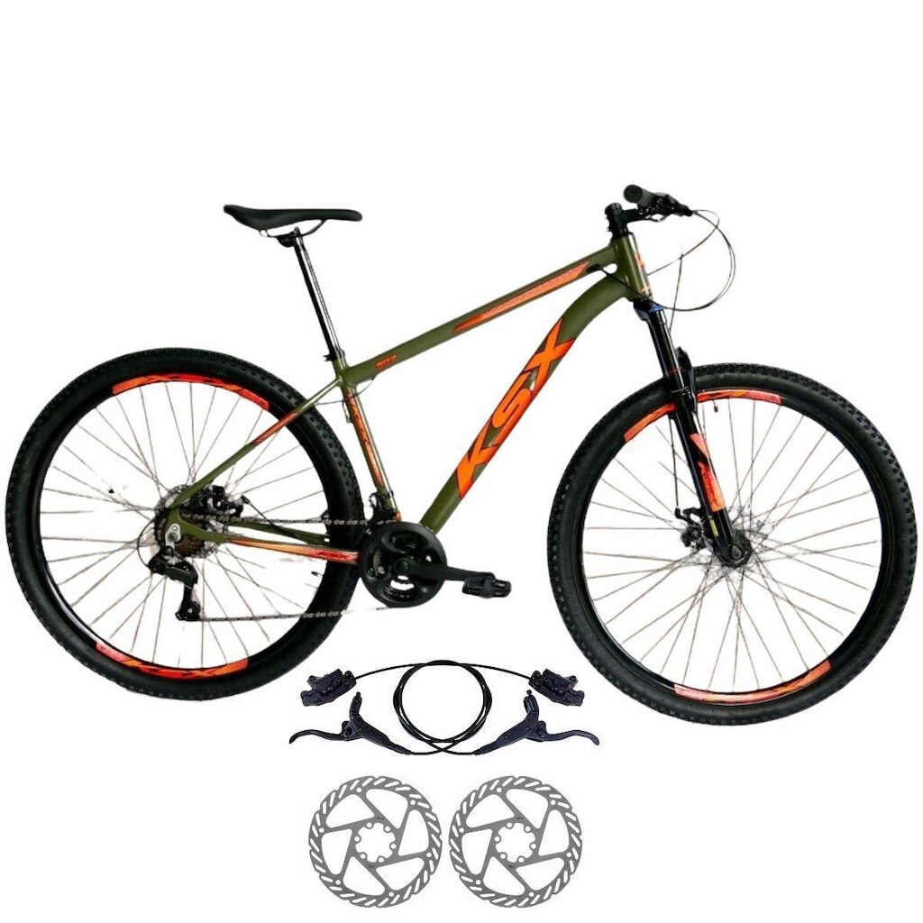 Bicicleta Aro 29 Ksx Freios Hidraulicos 24 Velocidades
