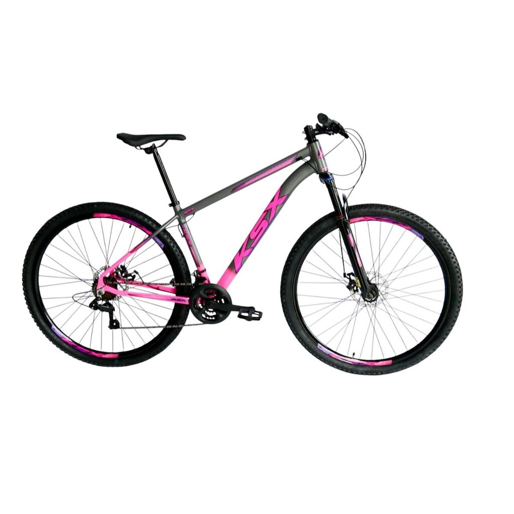 Bicicleta Aro 29 Ksx Sd7 21v Cabeamento Interno Alumínio Freios a Disco Suspensão Dianteira