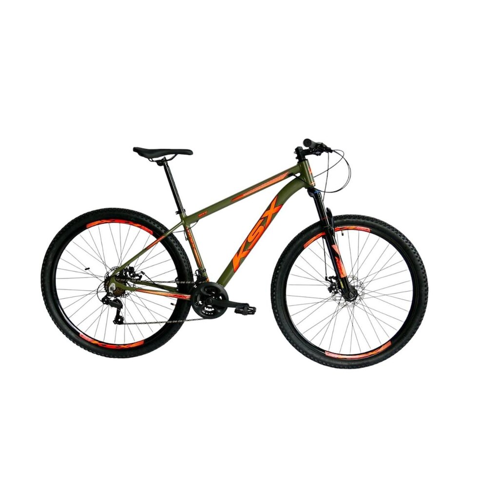 Bicicleta Aro 29 Ksx Sd7 21v Cabeamento Interno Alumínio Freios a Disco Suspensão Dianteira