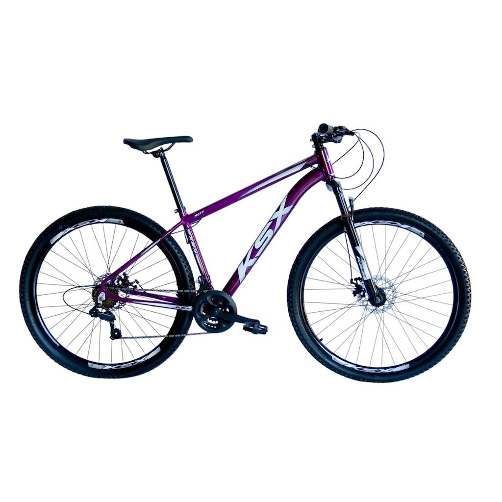Bicicleta Aro 29 Ksx Sd7 21v Cabos Internos Alumínio Freios a Disco Suspensão Dianteira