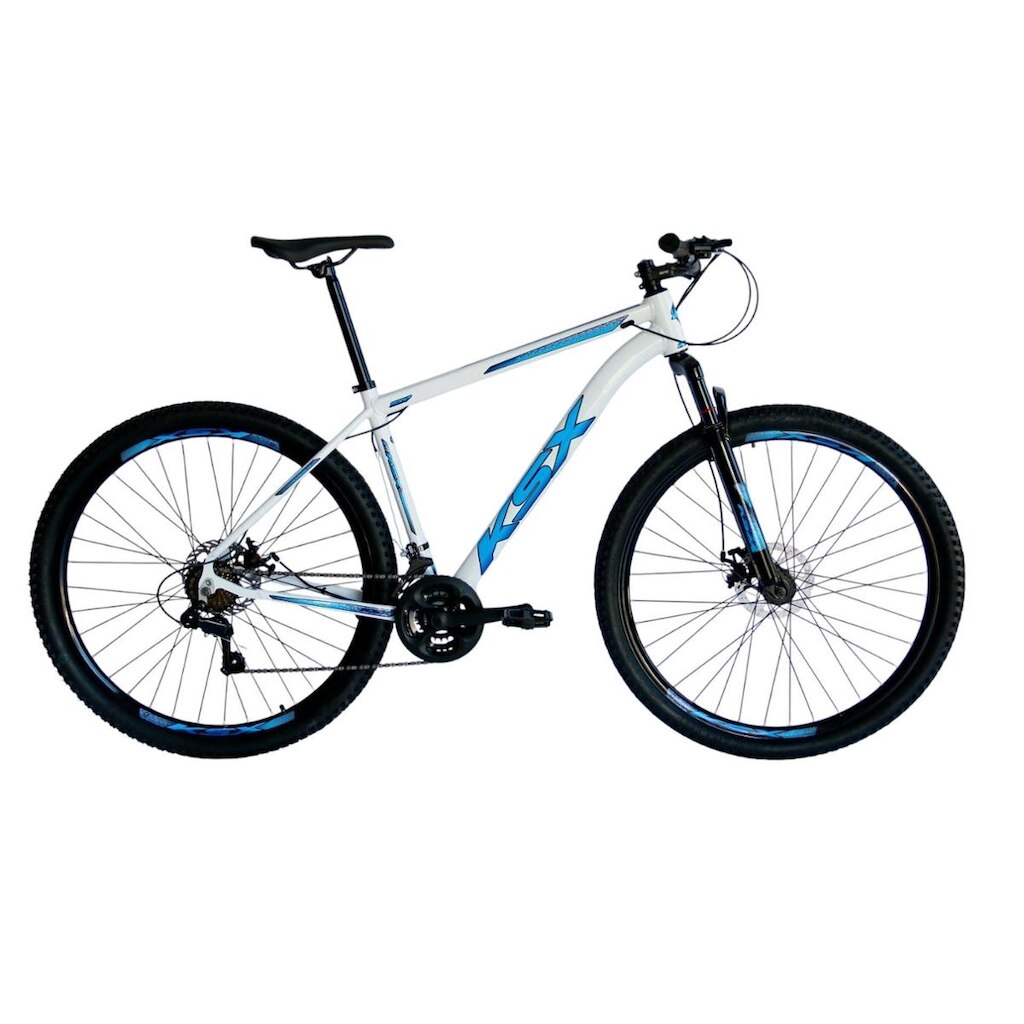 Bicicleta Aro 29 Ksx Sd7 21v Cabos Internos Alumínio Freios a Disco Suspensão Dianteira