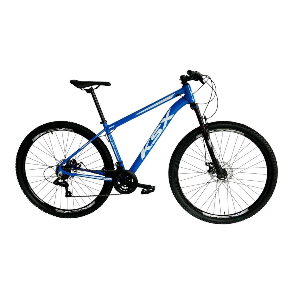 Bicicleta Aro 29 Ksx Sd7 21v Cabos Internos Alumínio Freios a Disco Suspensão Dianteira
