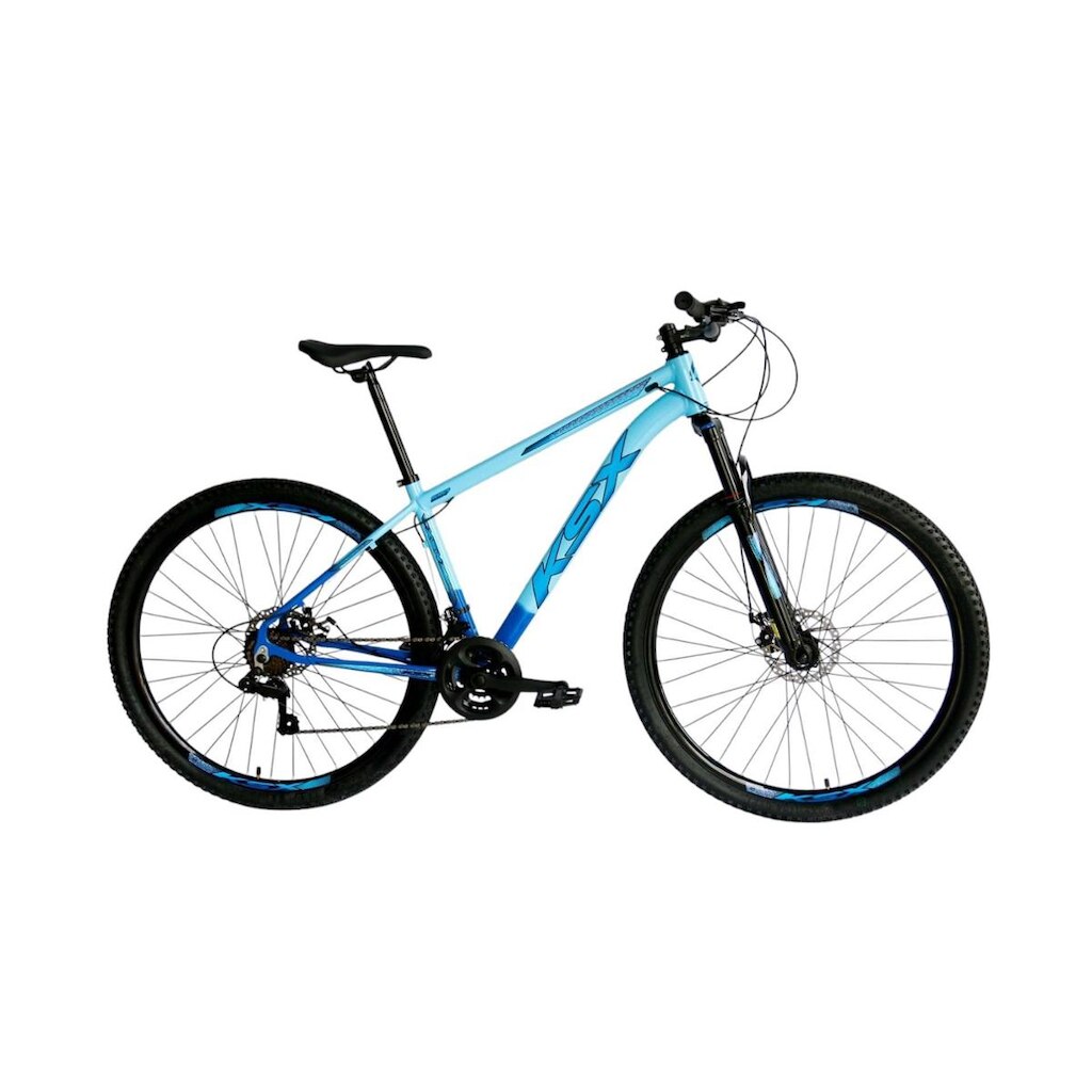 Bicicleta Aro 29 Ksx Sd7 21v Cabos Internos Alumínio Freios a Disco Suspensão Dianteira
