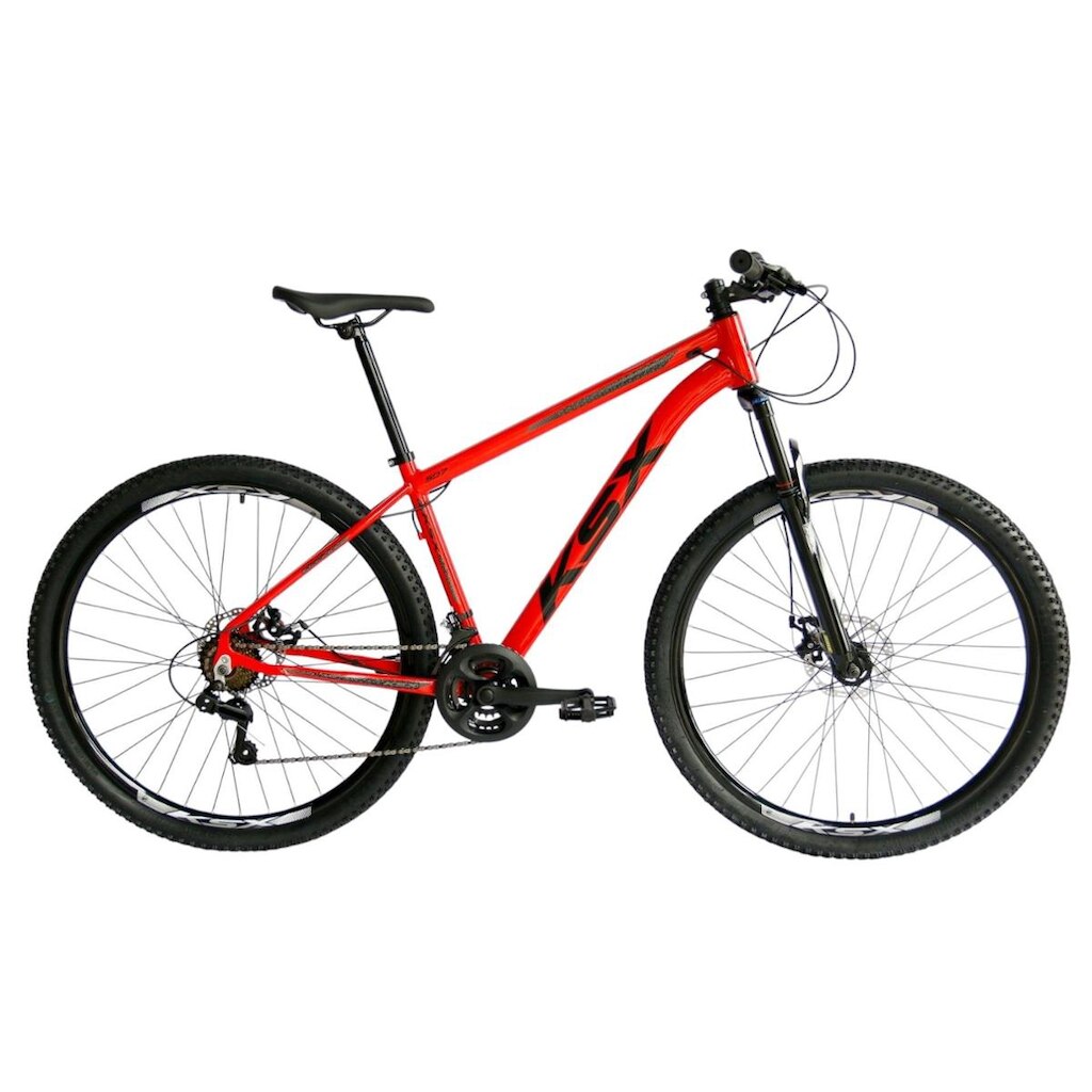 Bicicleta Aro 29 Ksx Sd7 21v Cabos Internos Alumínio Freios a Disco Suspensão Dianteira
