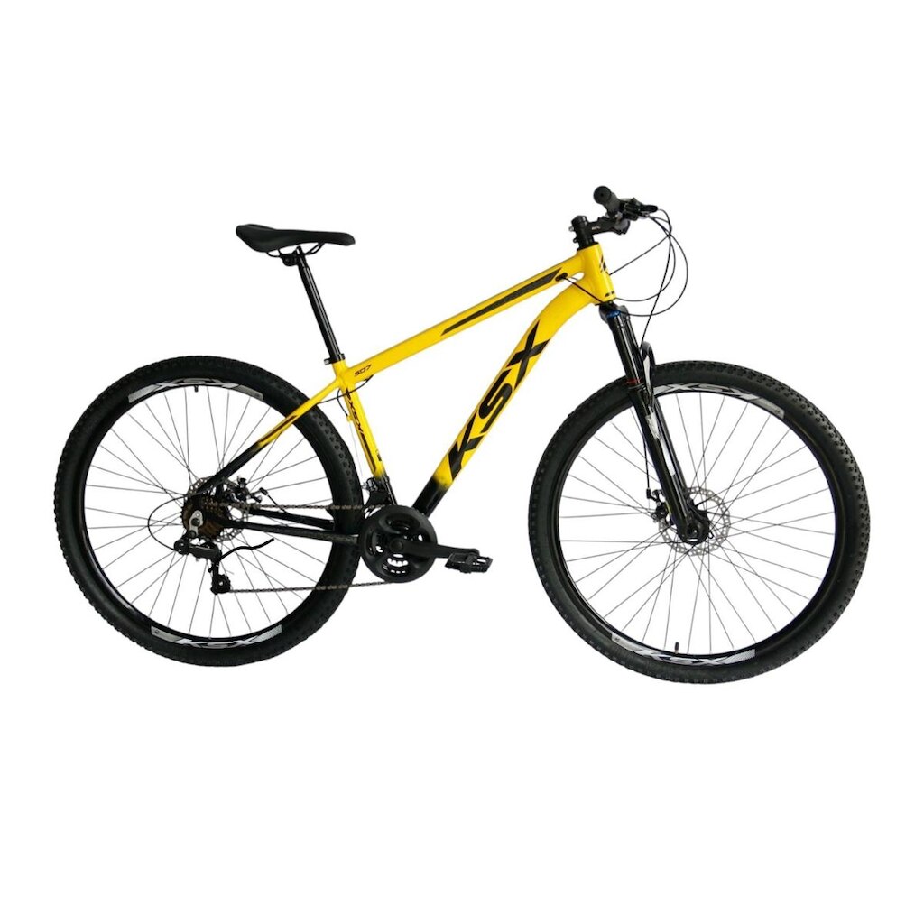 Bicicleta Aro 29 Ksx Sd7 21v Cabos Internos Alumínio Freios a Disco Suspensão Dianteira