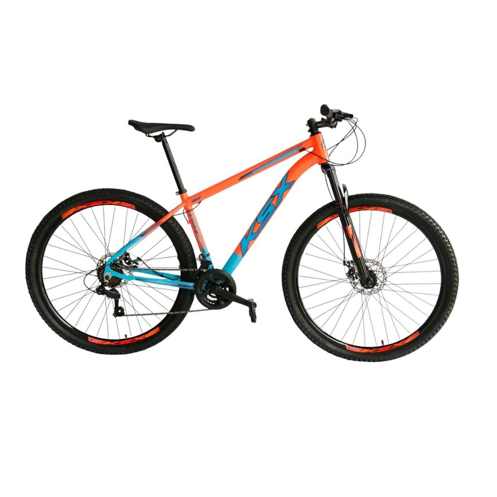 Bicicleta Aro 29 Ksx Sd7 21v Cabos Internos Alumínio Freios a Disco Suspensão Dianteira