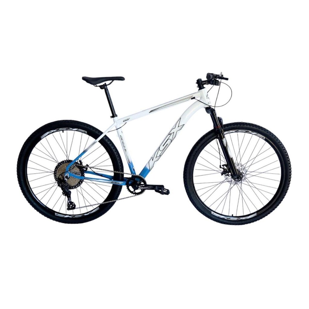 Bicicleta Aro 29 Ksx Sd7 Aluminio 12v Garfo com Trava K7 11/50 Freio a Disco Hidráulico Kit 1x12