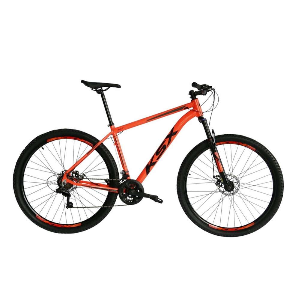 Bicicleta Aro 29 Ksx Sd7 Alumínio 21v Cabos Internos Freios a Disco Suspensão Dianteira