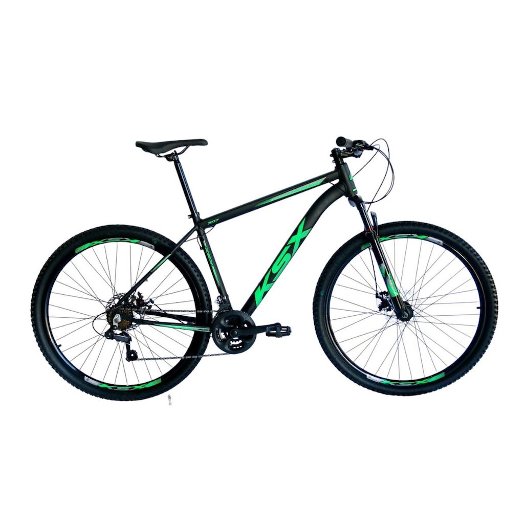 Bicicleta Aro 29 Ksx Sd7 Alumínio 21v Cabos Internos Freios a Disco Suspensão Dianteira