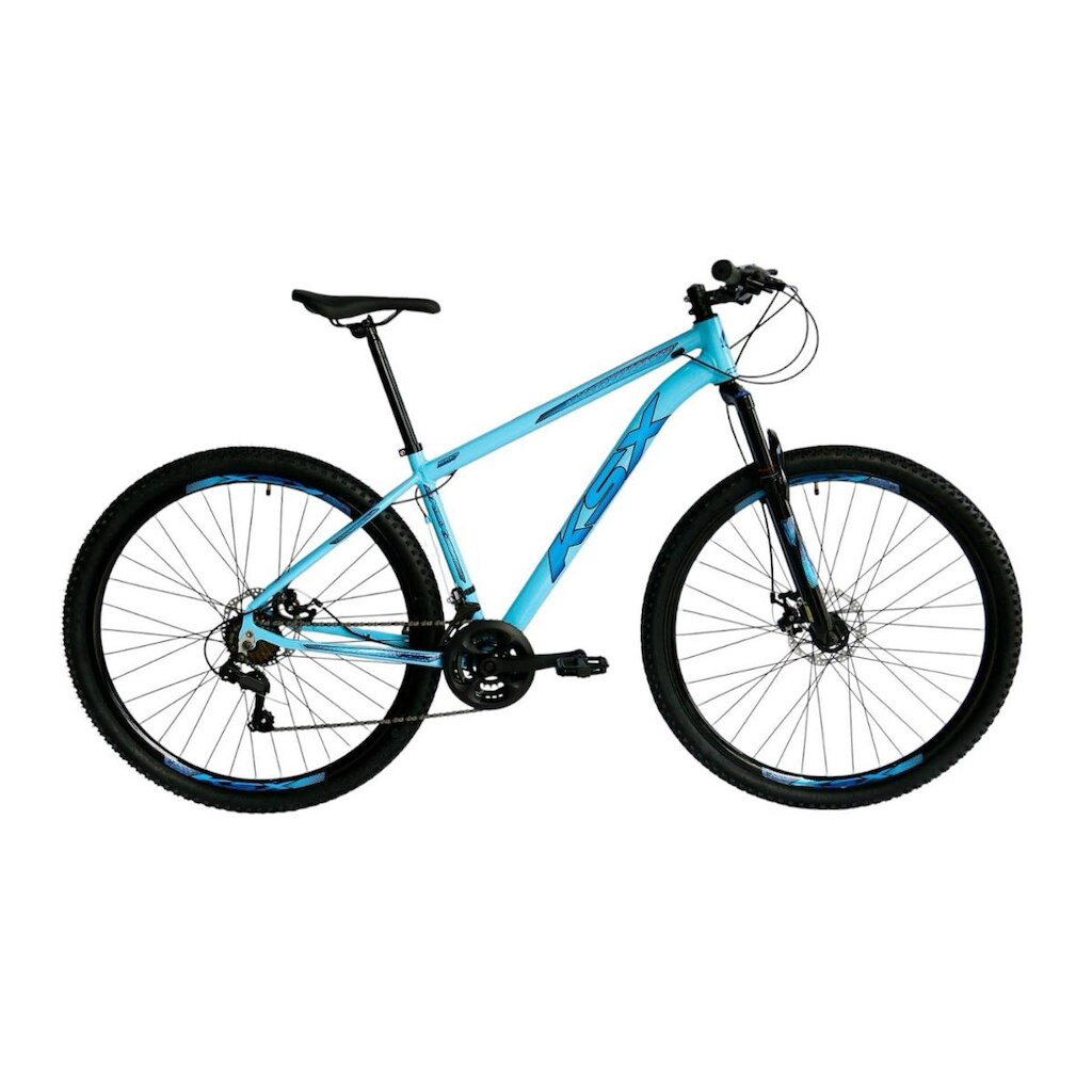 Bicicleta Aro 29 Ksx Sd7 Alumínio 21v Cabos Internos Freios a Disco Suspensão Dianteira