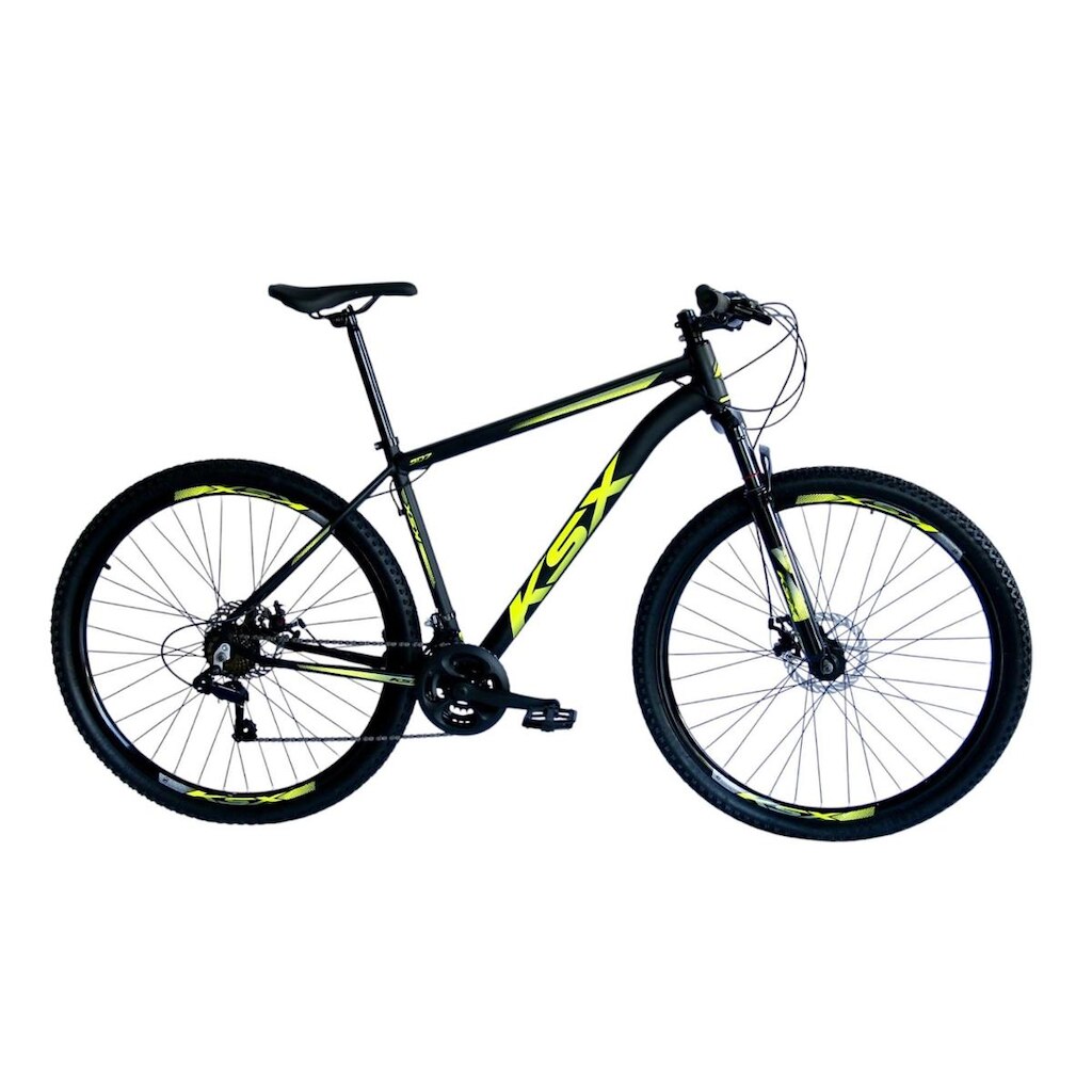 Bicicleta Aro 29 Ksx Sd7 Alumínio 21v Cabos Internos Freios a Disco Suspensão Dianteira