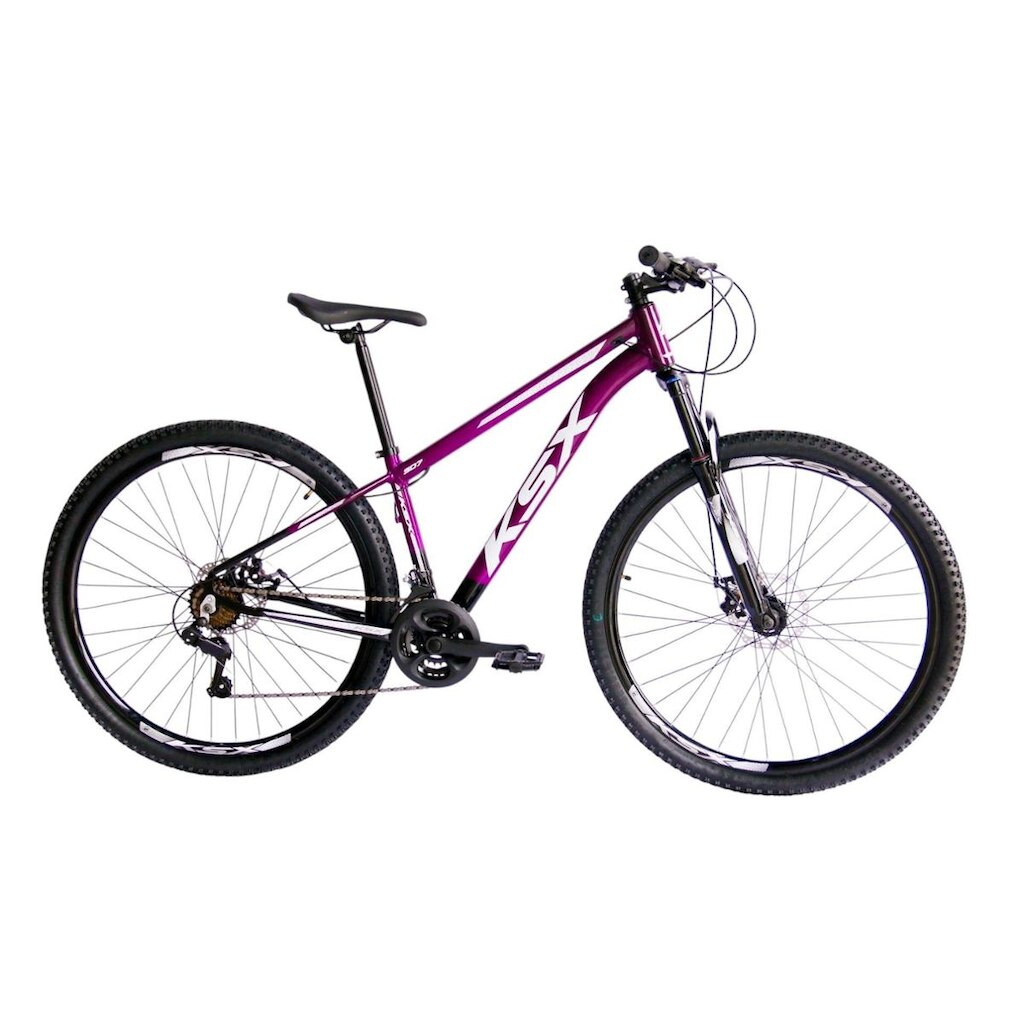 Bicicleta Aro 29 Ksx Sd7 Alumínio 21v Cabos Internos Freios a Disco Suspensão Dianteira