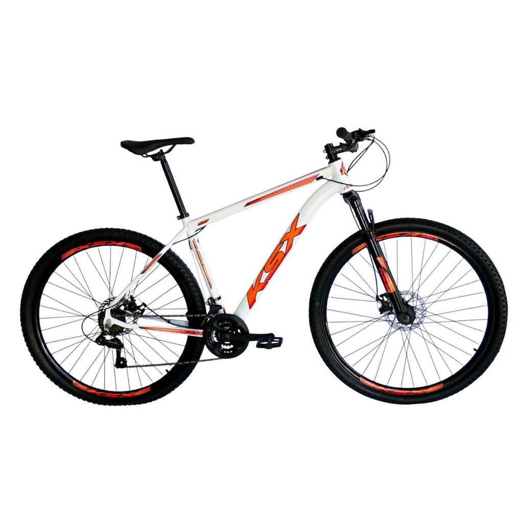 Bicicleta Aro 29 Ksx Sd7 Cabeamento Interno Alumínio 21v Freios a Disco Suspensão Dianteira