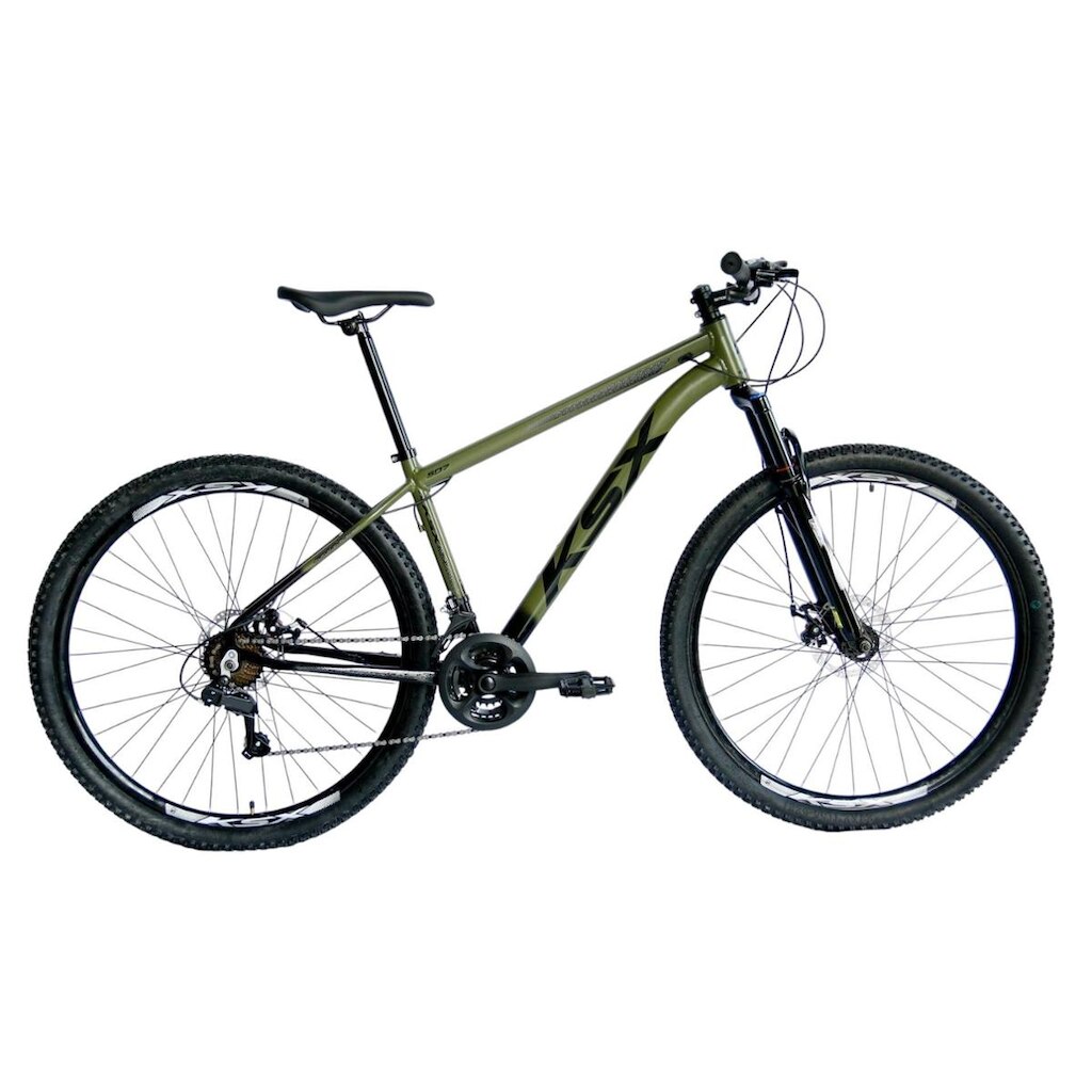 Bicicleta Aro 29 Ksx Sd7 Cabeamento Interno Alumínio 21v Freios a Disco Suspensão Dianteira