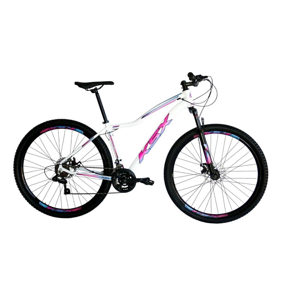 Bicicleta Aro 29 Ksx Sd7 Feminina 21v Cabos Internos Alumínio Freios a Disco Suspensão Dianteira