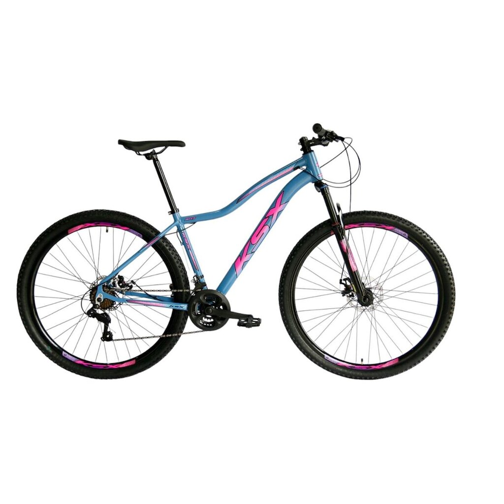 Bicicleta Aro 29 Ksx Sd7 Feminina 21v Cabos Internos Alumínio Freios a Disco Suspensão Dianteira
