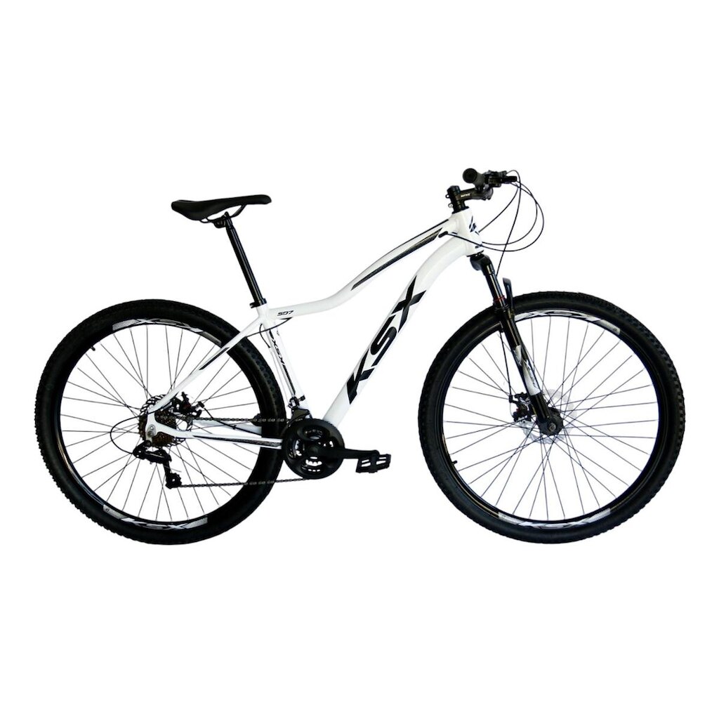 Bicicleta Aro 29 Ksx Sd7 Feminina Alumínio 21v Cabos Internos Freios a Disco Suspensão Dianteira