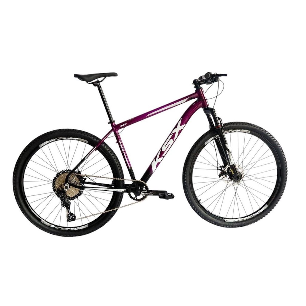 Bicicleta Aro 29 Ksx Sd7 Mtb Aluminio 12v Garfo com Trava K7 Freio a Disco Hidráulico Kit 1x12