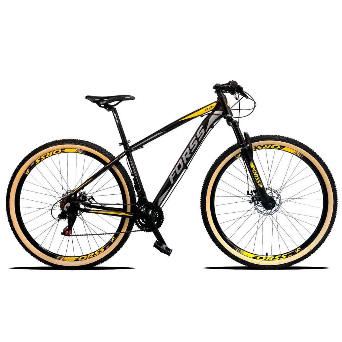 BICICLETA ARO 29 MASCULINA FORSS ALUMINIO 5.0 21V Menor preço em BICICLETA ARO 29 MASCULINA FORSS ALUMINIO 5.0 21V