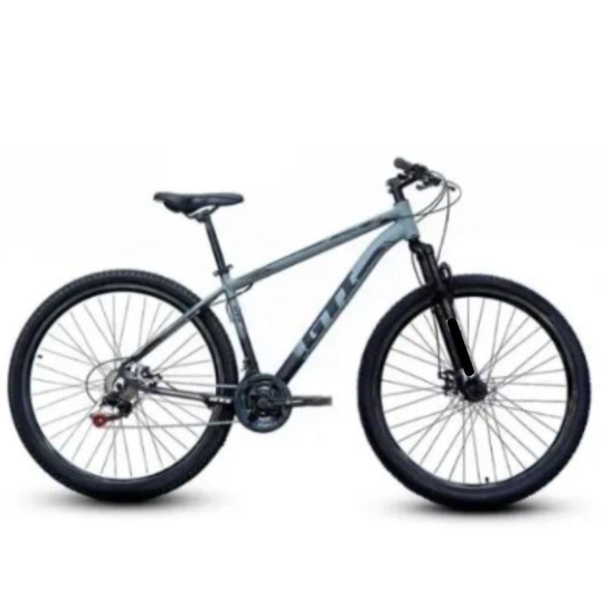 Bicicleta Gti Roma Disc M Aro 29 Susp. Dianteira 24 Marchas - Cinza/preto