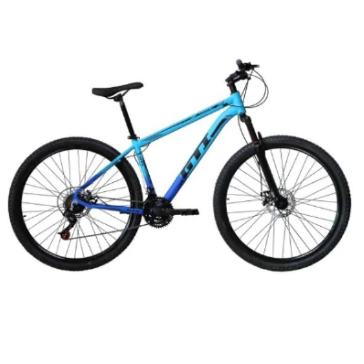 Bicicleta Gti Roma Disc M Aro 29 Susp. Dianteira 24 Marchas - Azul