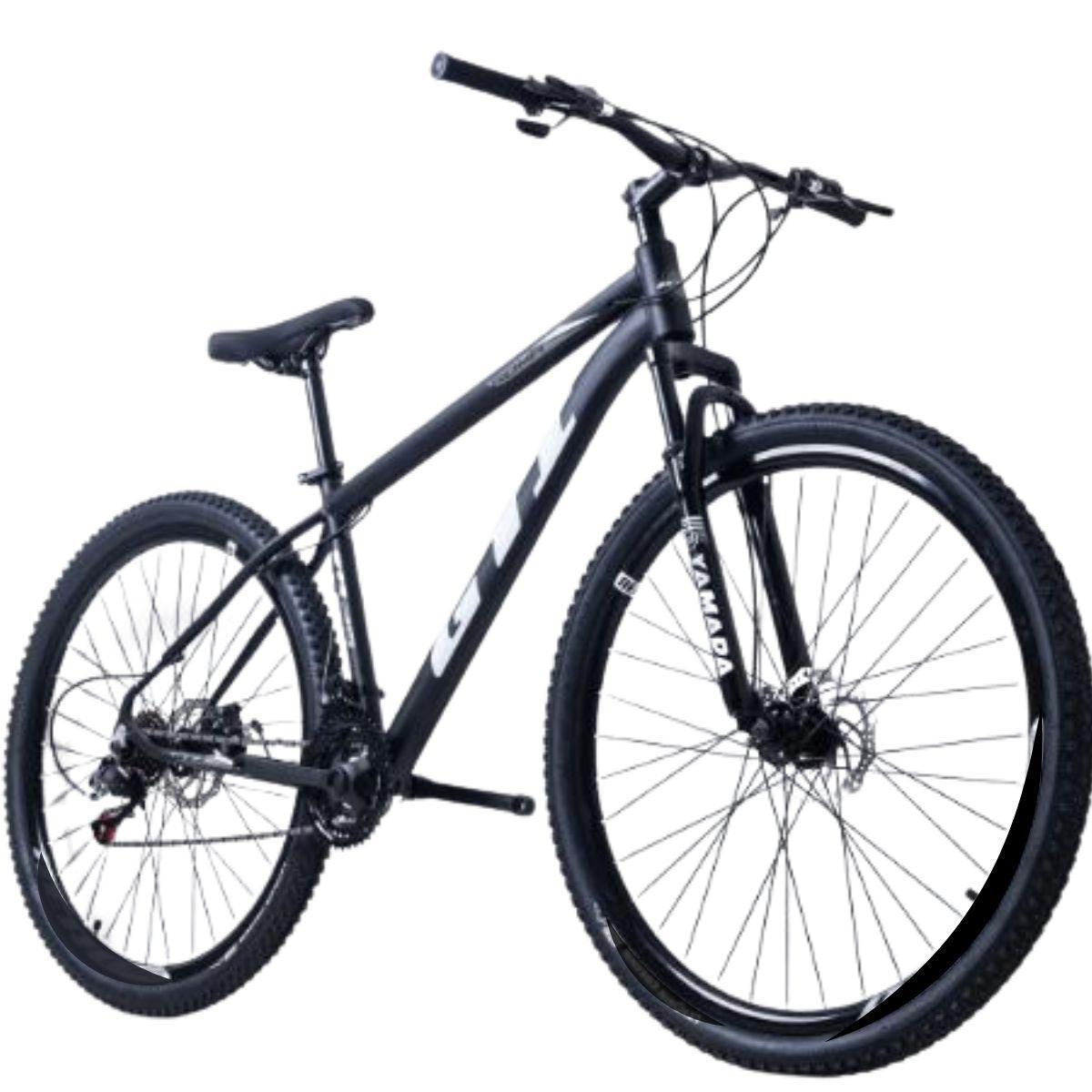 Bicicleta Gti Roma Disc M Aro 29 Susp. Dianteira 24 Marchas - Preto/cinza
