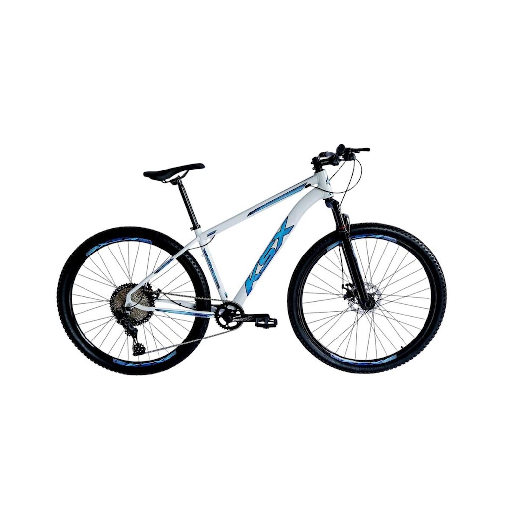 Bicicleta Aro 29 Mtb Ksx Sd7 12v Garfo com Trava K7 11/50 Freio a Disco Hidráulico Kit 1x12