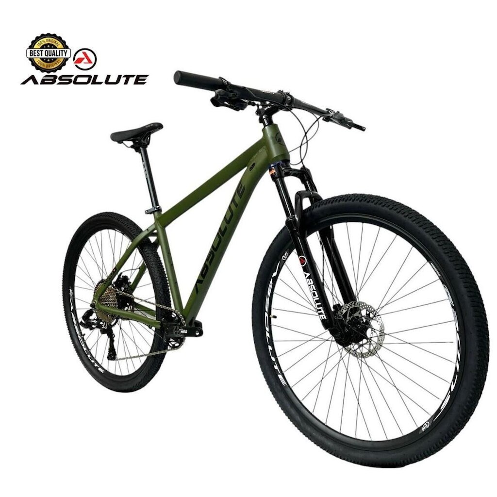 Bicicleta Aro 29 Nero 5 Peças Inteira Absolute 12v Garfo com Trava k7 11/52 Freio a Disco Hidráulico