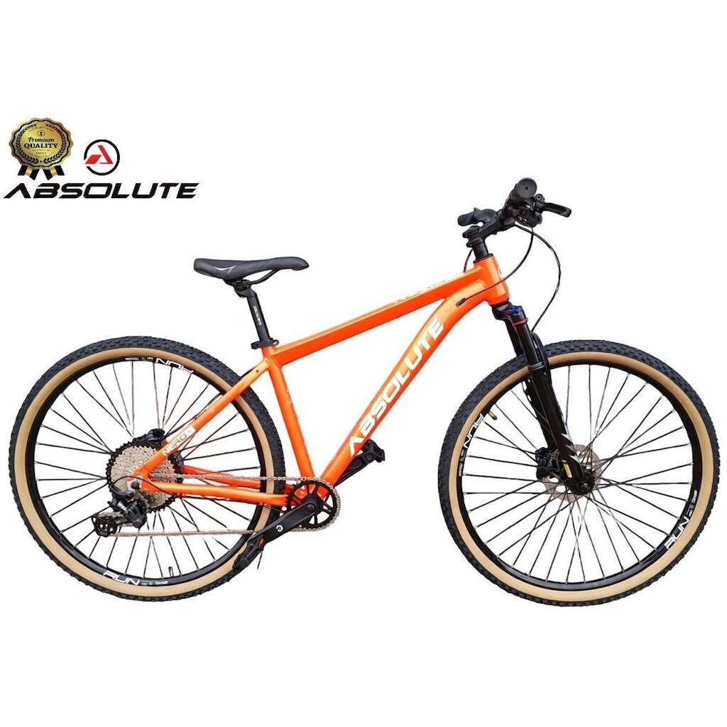 Bicicleta Aro 29 Nero 5 Peças Inteira Absolute 12v Garfo com Trava k7 Freio a Disco Hidráulico