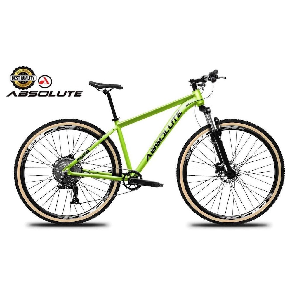 Bicicleta Aro 29 Nero 5 Peças Inteira Absolute 12v Garfo Trava k7 11/52 Freio Hidráulico Pneu Faixa