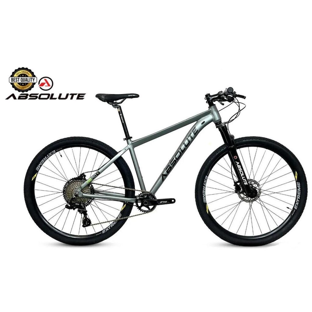 Bicicleta Aro 29 Nero 5 Peças Inteira Absolute 12v Hollowtech k7 Garfo Trava Remota Freio Hidráulico