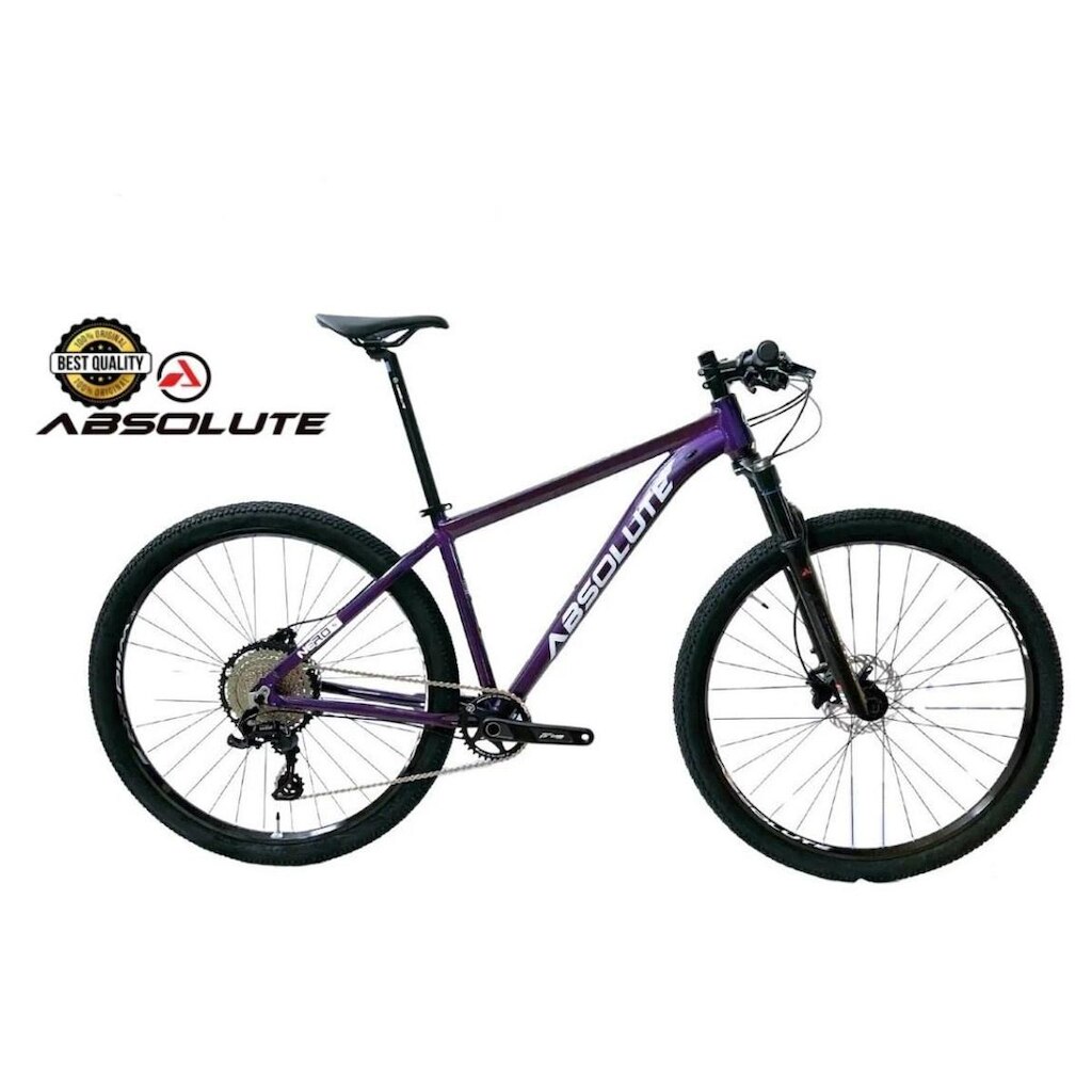 Bicicleta Aro 29 Nero 5 Peças Inteira Absolute 12v Hollowtech k7 Garfo Trava Remota Freio Hidráulico