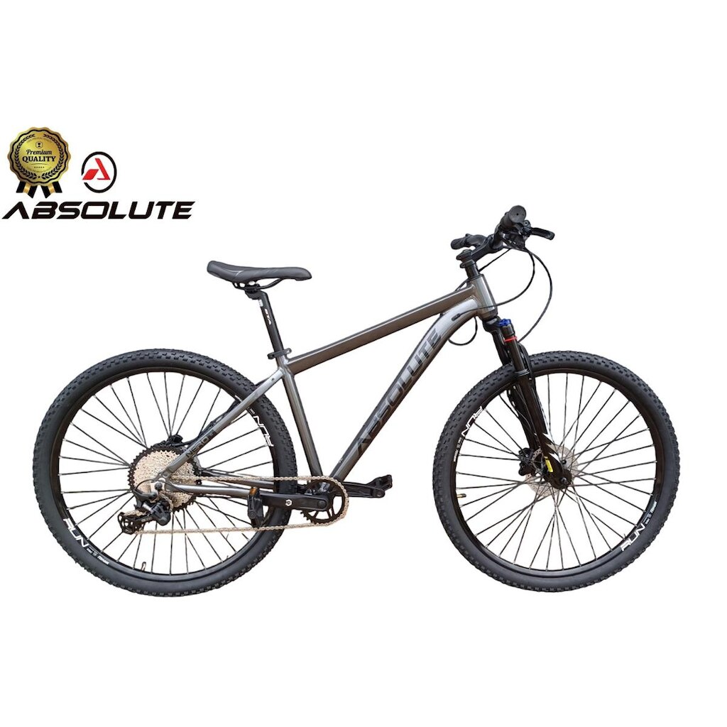 Bicicleta Aro 29 Nero 5 Peças Inteira Absolute Garfo com Trava k7 Freio a Disco Hidráulico 12v