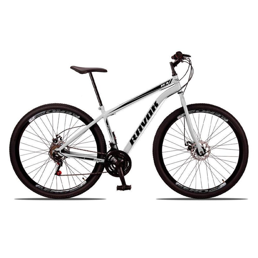 Bicicleta Aro 29 Ravok 21v Cambio Shimano Freios a Disco Com Suspensão