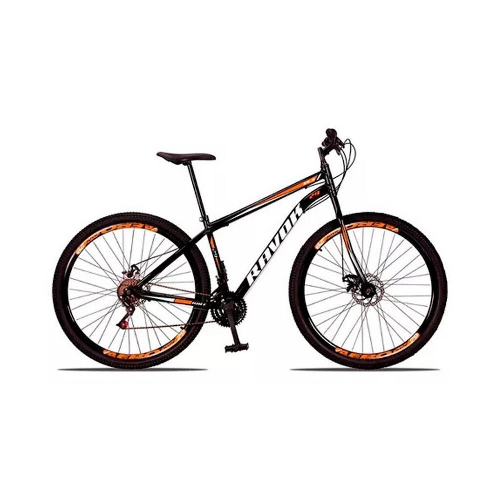 Bicicleta Aro 29 Ravok 21v Cambio Shimano Freios a Disco Com Suspensão