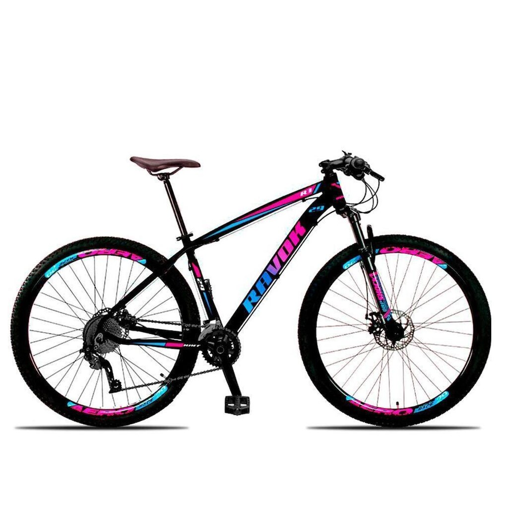 Bicicleta Aro 29 Ravok Alumínio 21 Velocidades Freio a Disco com Suspensão