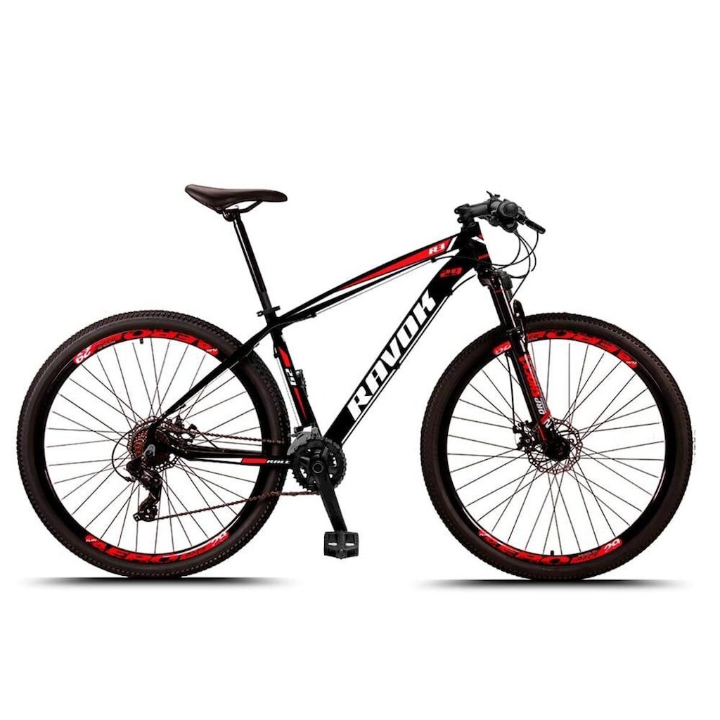 Bicicleta Aro 29 Ravok Alumínio 21v Cambio Shimano Freios a Disco com Suspensao