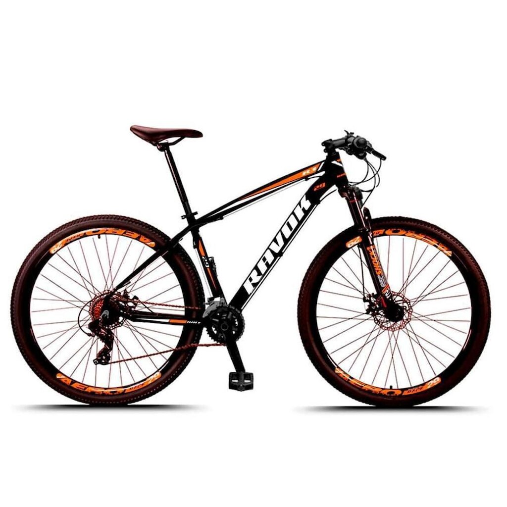 Bicicleta Aro 29 Ravok Alumínio 21v Freios a Disco com Suspensão