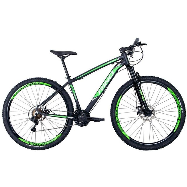 Menor preço em Bicicleta Aro 29 Rino Atacama 24v Freio A Disco Cambios Index - Verde