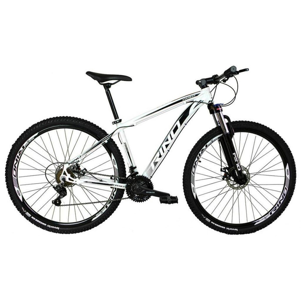 Bicicleta Aro 29 Rino Everest 24V - Cambios Index - Freio Hidraulico - Trava