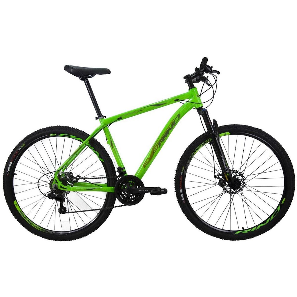 Bicicleta Aro 29 Rino Everest 24V - Cambios Index - Freio Hidraulico - Trava