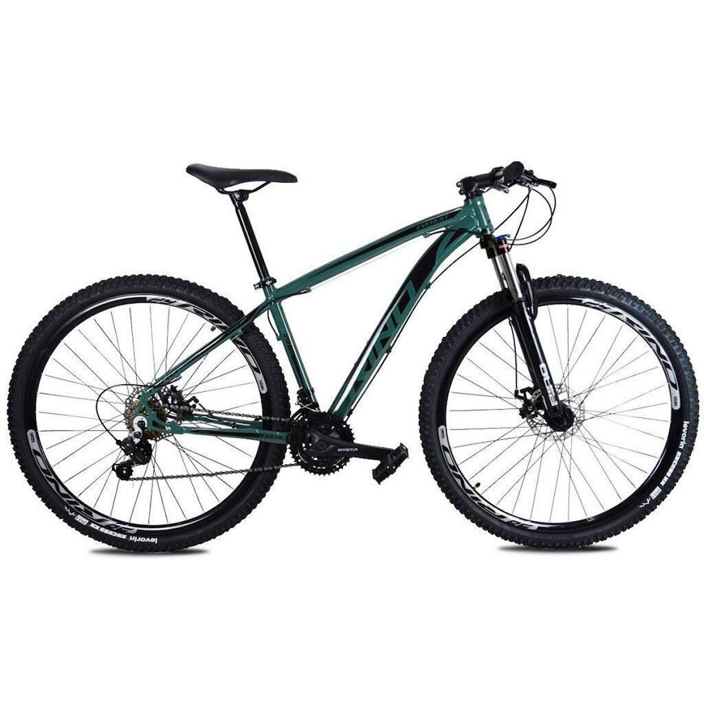 Bicicleta Aro 29 Rino Everest 24V - Cambios Index - Freio Hidraulico - Trava