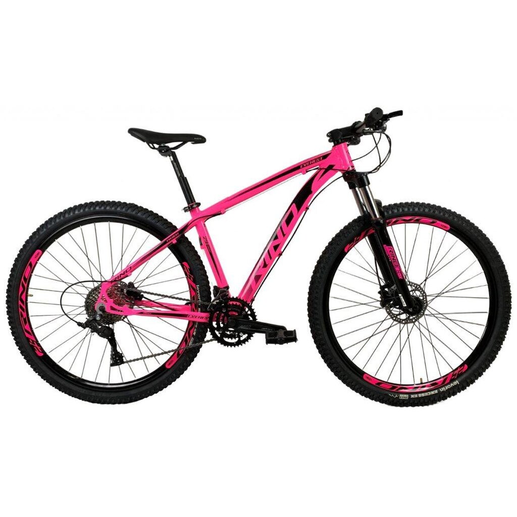 BICICLETA ARO 29 RINO EVEREST 27V - TRAVA - HIDRAULICO