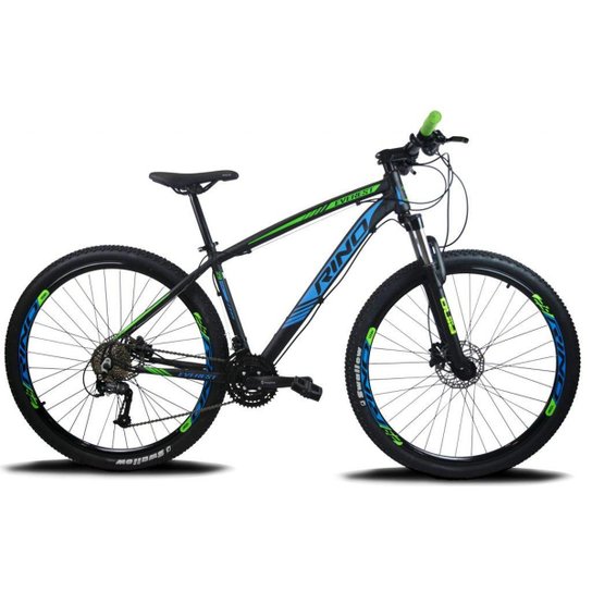 BICICLETA ARO 29 RINO EVEREST 27V - TRAVA - HIDRAULICO - Azul+Verde é ruim? BICICLETA ARO 29 RINO EVEREST 27V - TRAVA - HIDRAULICO - Azul+Verde é boa?