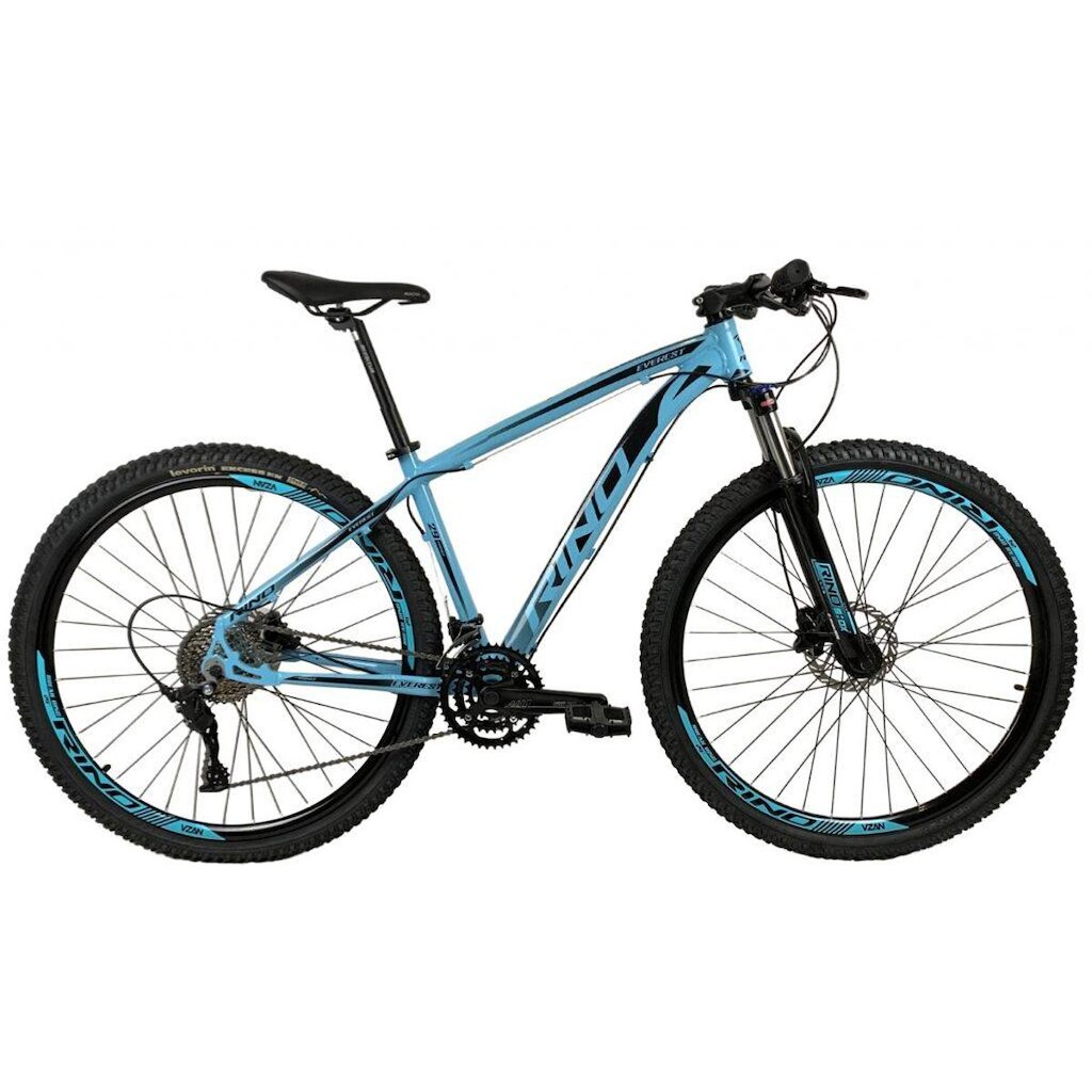 BICICLETA ARO 29 RINO EVEREST 27V - TRAVA - HIDRAULICO