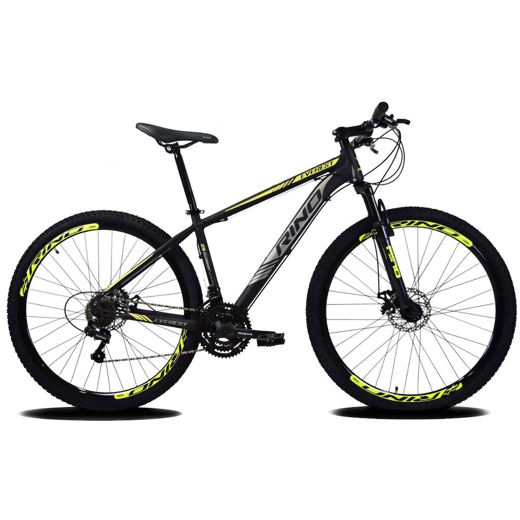 BICICLETA ARO 29 RINO EVEREST 27V - TRAVA - HIDRAULICO