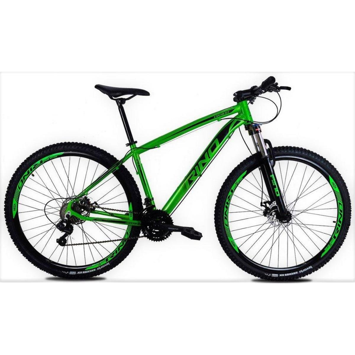 Bicicleta aro 29 RINO Everest Freio Hidráulico + Trava com Cambios Shimano 24v Menor preço em Bicicleta aro 29 RINO Everest Freio Hidráulico + Trava com Cambios Shimano 24v