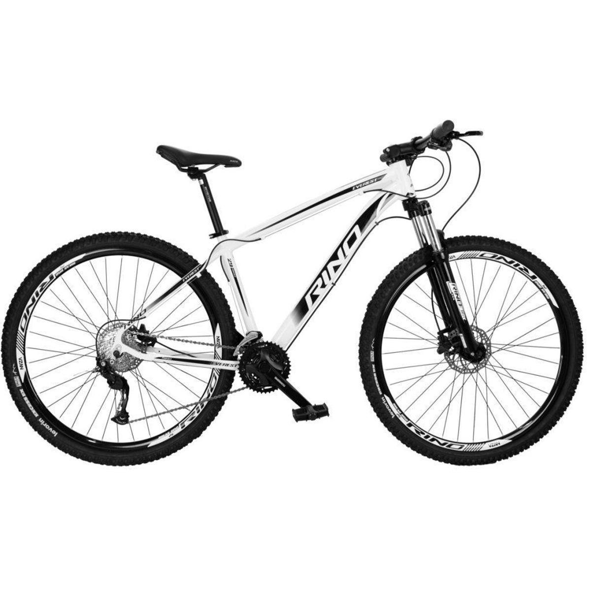 Bicicleta Rino Everest Disc H Aro 29 Susp. Dianteira 27 Marchas - Branco