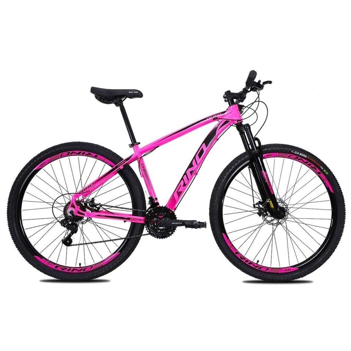 Bicicleta Rino Everest Disc H Aro 29 Susp. Dianteira 24 Marchas - Rosa