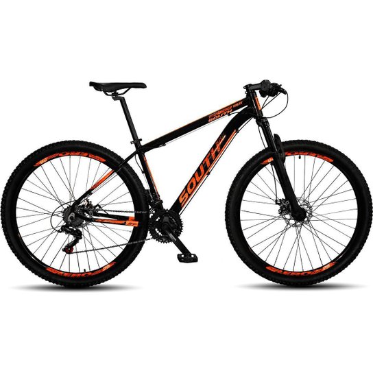 Bicicleta Aro 29 South Voltz Grupo Shimano 21 Velocidades Freio a Disco Mtb Alumínio